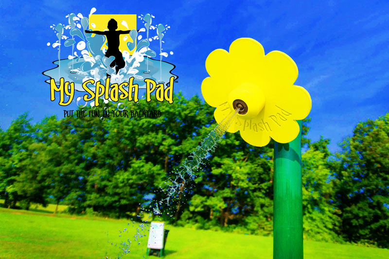 My Splash Pad water park equipment manufacturer Ohio installer splashpad pads playground