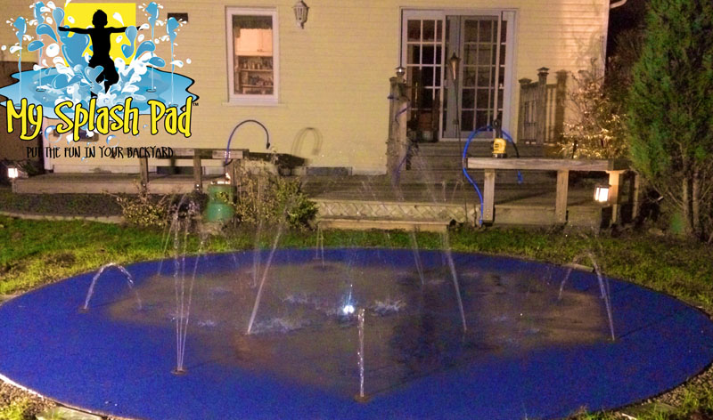 My Splash Pad water park for your backyard NY installer splashpad pads Long Island equipment