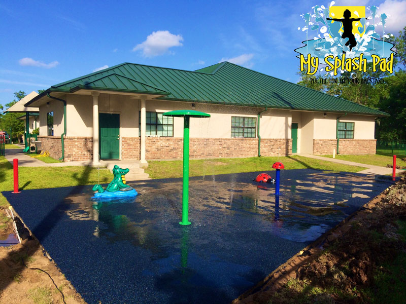 My Splash Pad water park installer Houston TX Texas commercial daycare splashpad builder pads spray fountain