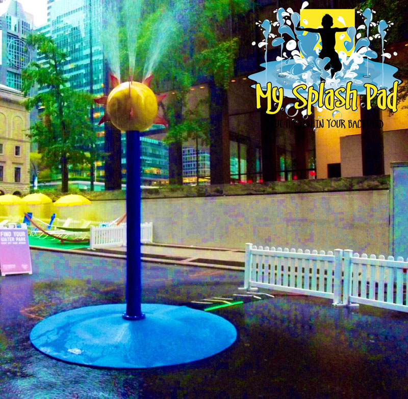 My Splash Pad water park installer NYC NY spray park manufacturer portable mobile