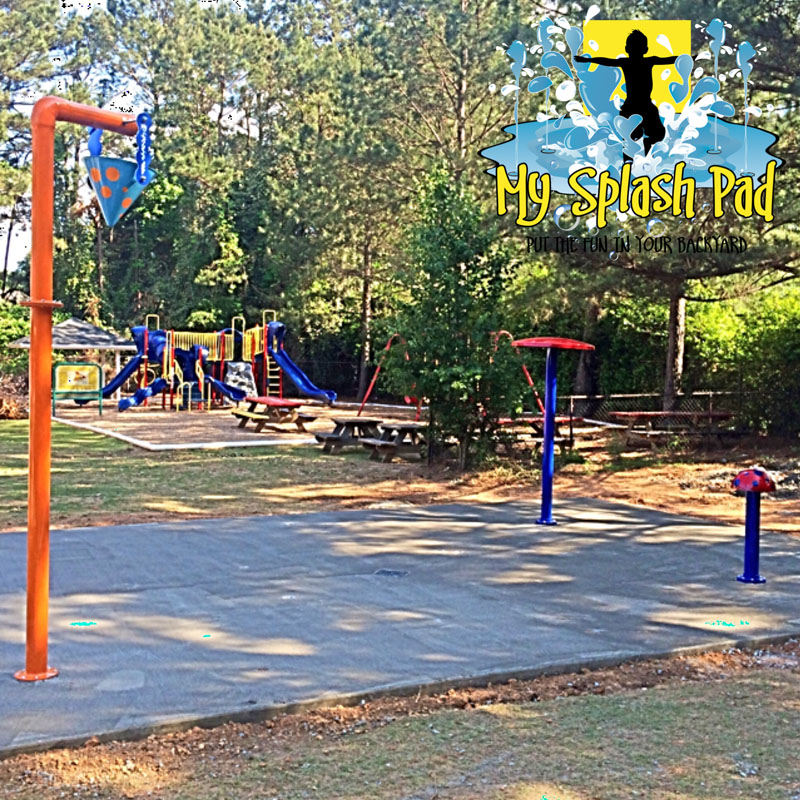 My Splash Pad water park installer Peachtree Georgia daycare playground