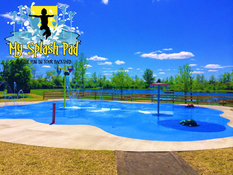 Commercial Splash Pad at Van Wert YMCA Water Park in Van Wert, OH
