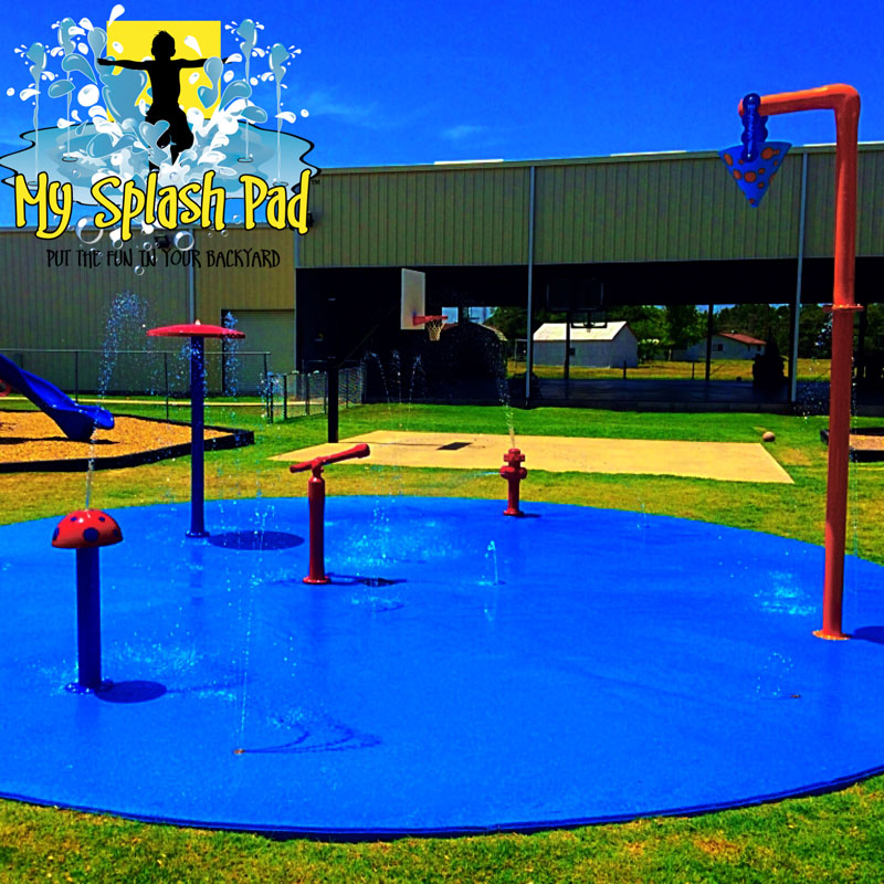 My Splash Pad water park installer commercial residential splashpad splashpads pads spray playground ground play area Texas Daycare