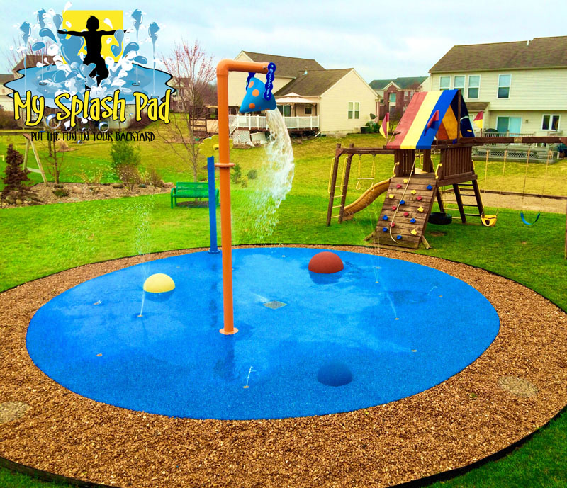 RESIDENTIAL SPLASH PAD in Caledonia, Michigan