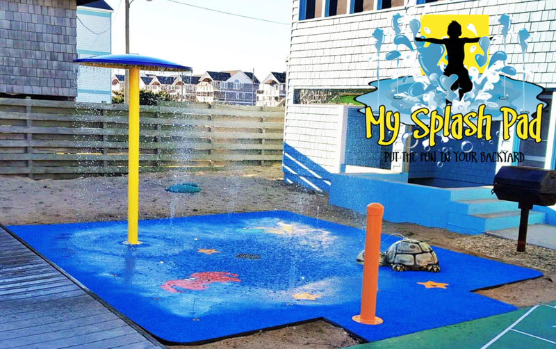 My Splash Pad water park spray fountain aquatic play area playground installer