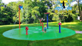 My Splash Pad water park spray fountain ground play ground for backyard installer splashpad pads parks