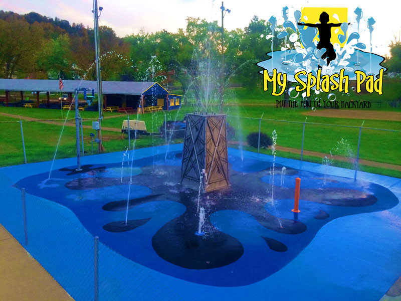 My Splash Pad water park spray ground aquatic play area playground splashpad installer equipment manufacturer