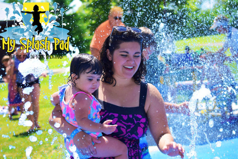 Commercial Splash Pad at Van Wert YMCA Water Park in Van Wert, OH