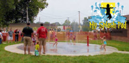 My Splash Pad water play area park splashpad playground spray aquatic fountain pads Indiana IN installer