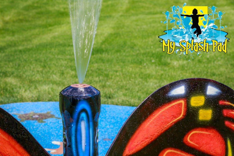 My Splash Pad Butterfly Water Play Features