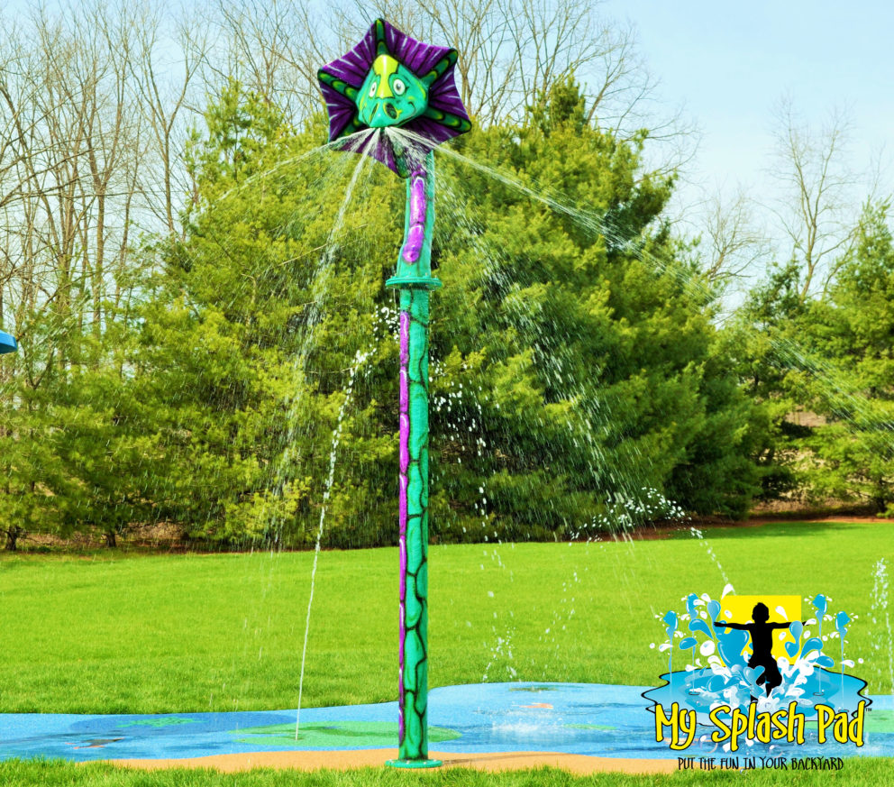 My Splash Pad Dragon Water Play Features