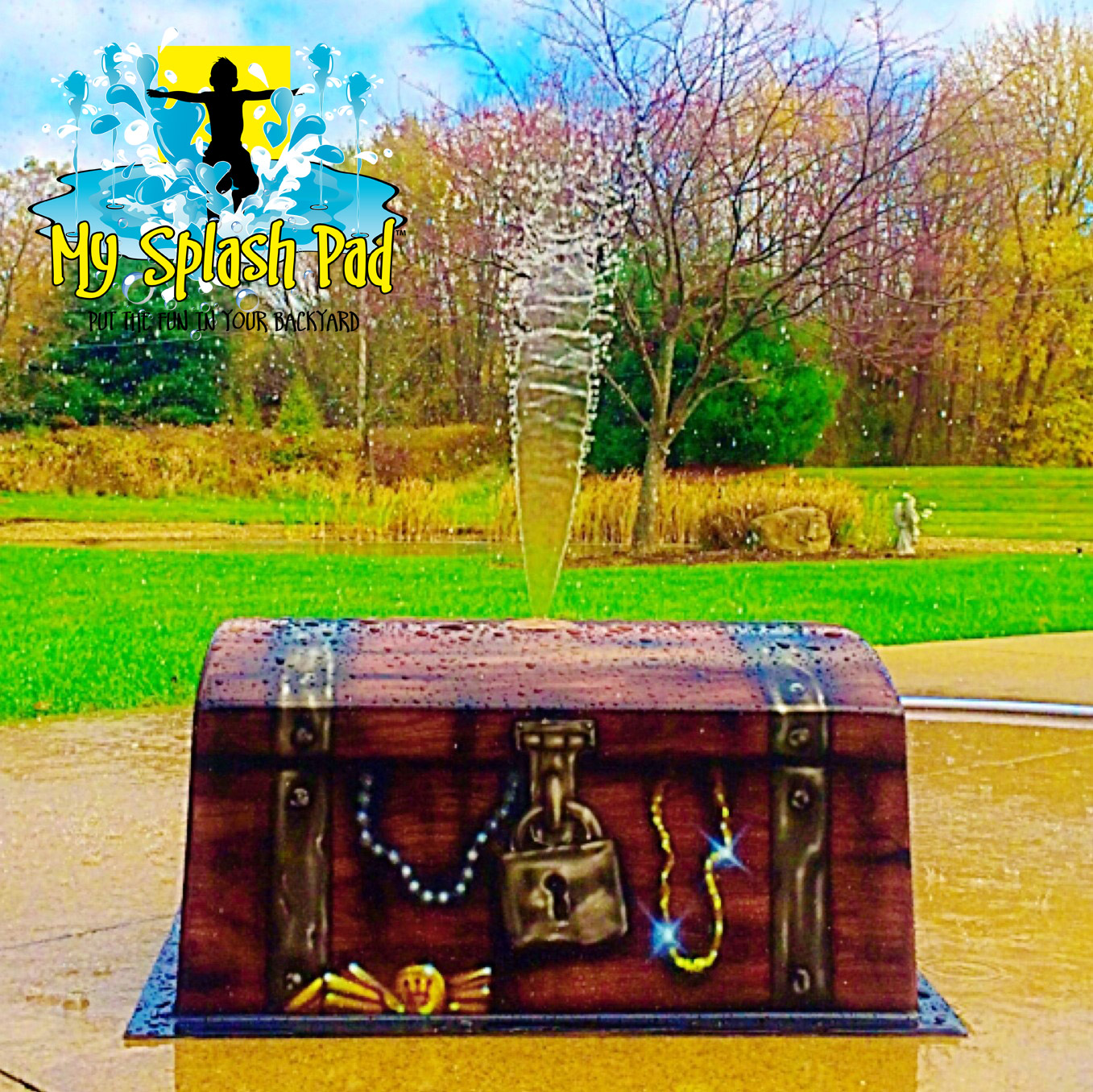 treasure chest water toy