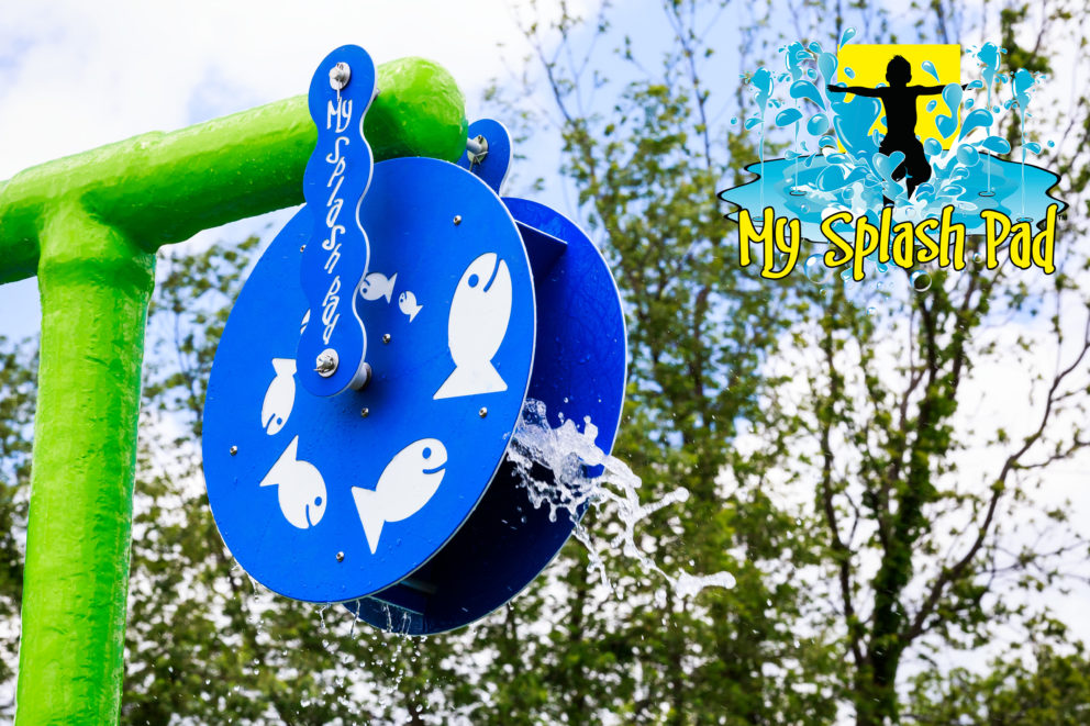 My Splash Pad Water Wheel Water Play Features