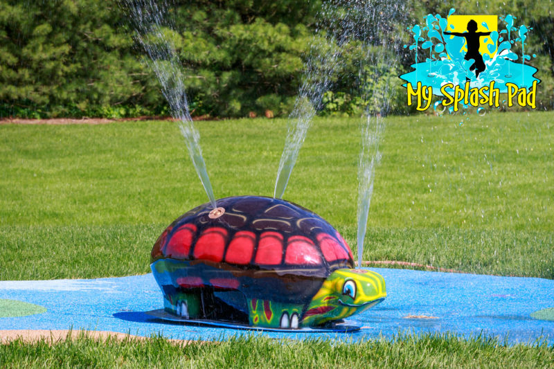My Splash Pad Medium Turtle Water Play-Features
