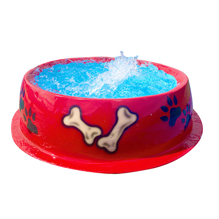 My Splash Pad Dog Bowl Water Play Feature