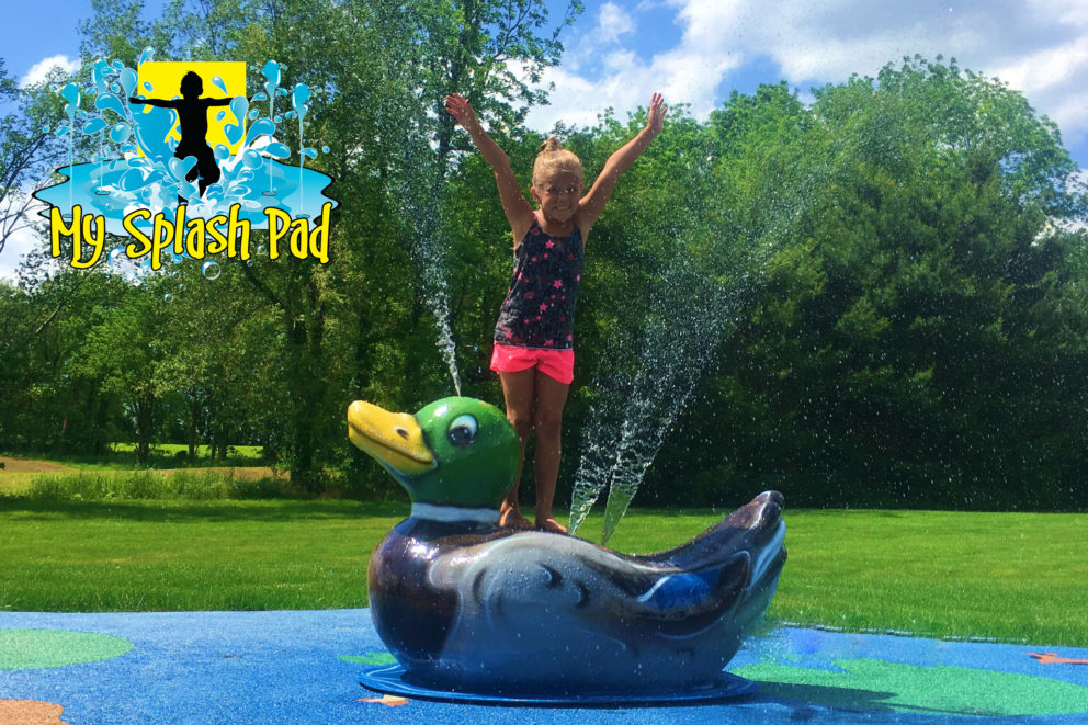 My Splash Pad Duck Water Play Features
