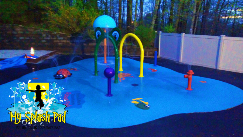 My Splash Pad Tall Arch Water Play Features