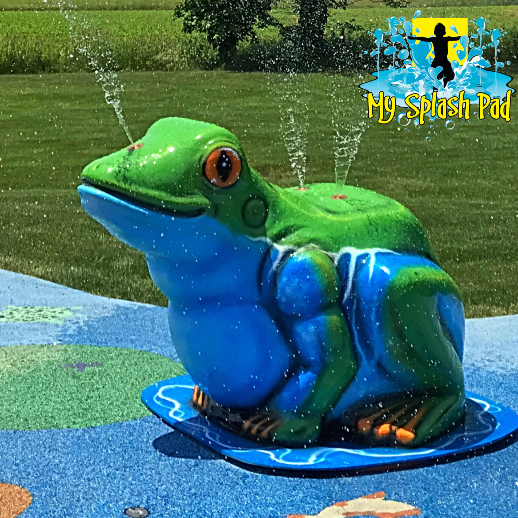 froggy splash mat