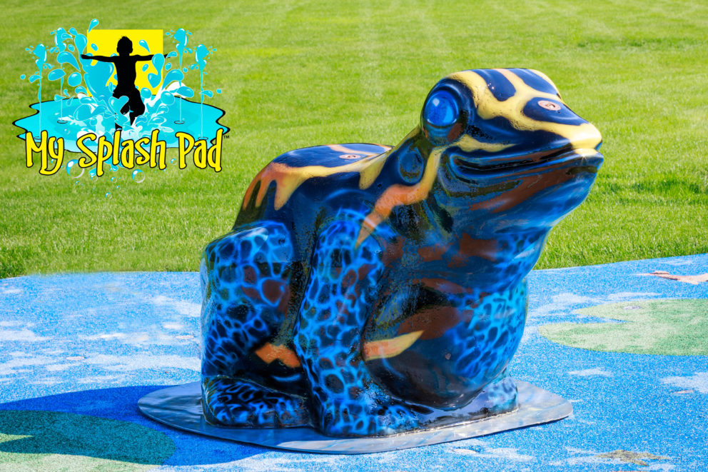 My Splash Pad Frog Water Play Features