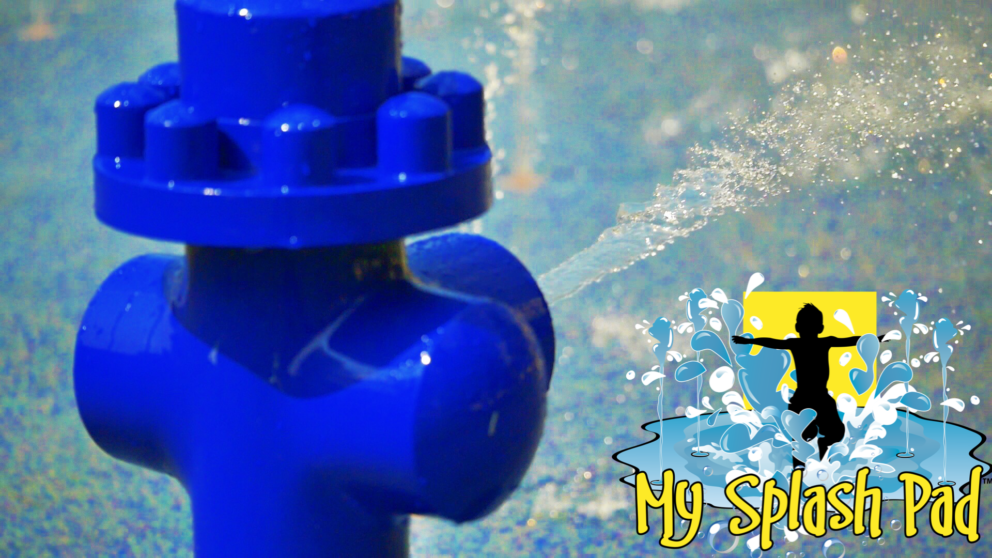 My Splash Pad Fire Hydrant safety surface installer water park equipment spray fountain ground