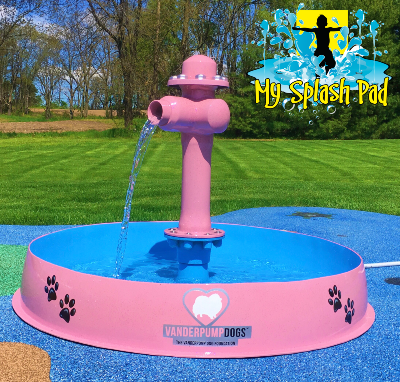 Fire Hydrant Dog Bowl Splashpad Features Manufactured And Installed By My Splash Pad