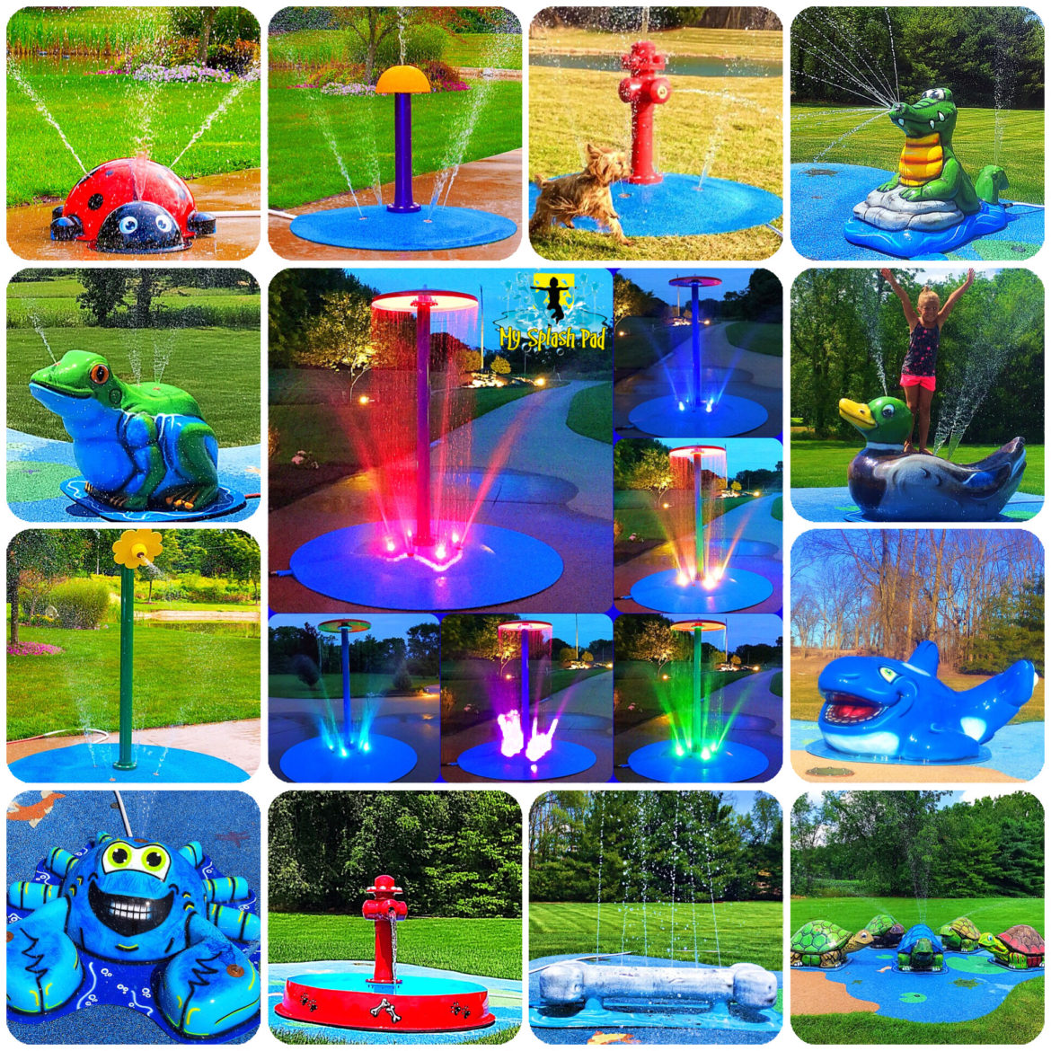 Manufacturer and Installer of Water Playground Equipment My Splash Pad