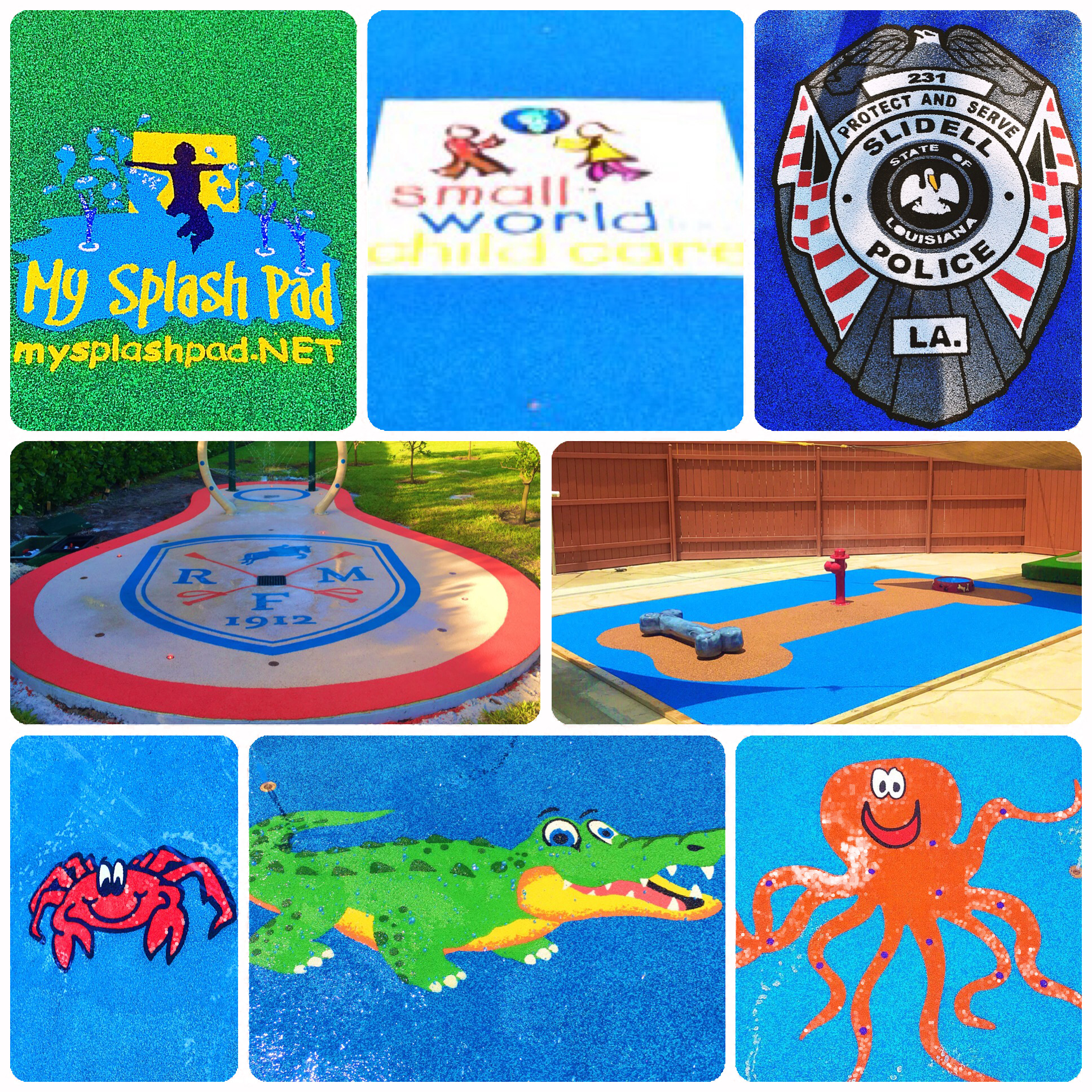 My Splash Pad, Safety Surface Installer For Water Parks Pads Spray Areas