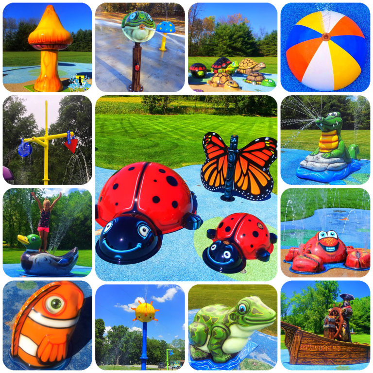 My Splash Pad Water Spray Park Features & Toys. Manufacturers & Installers of Splashpad Equipment 