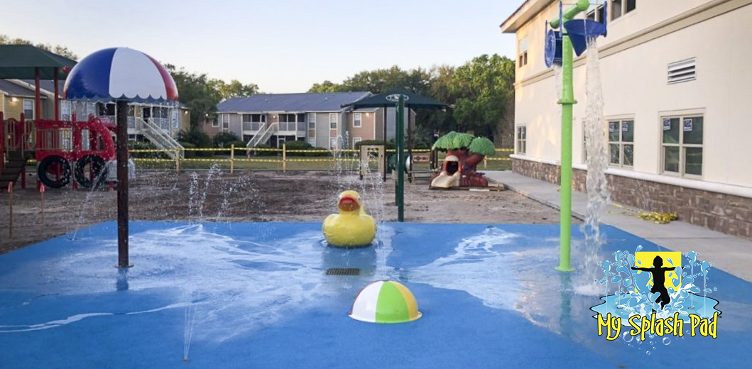 Splash Pad installed at Primrose School of Oldsmar by My Splash Pad