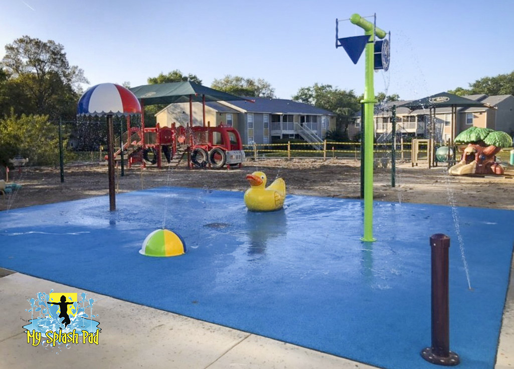 Splash Pad installed at Primrose School of Oldsmar by My Splash Pad