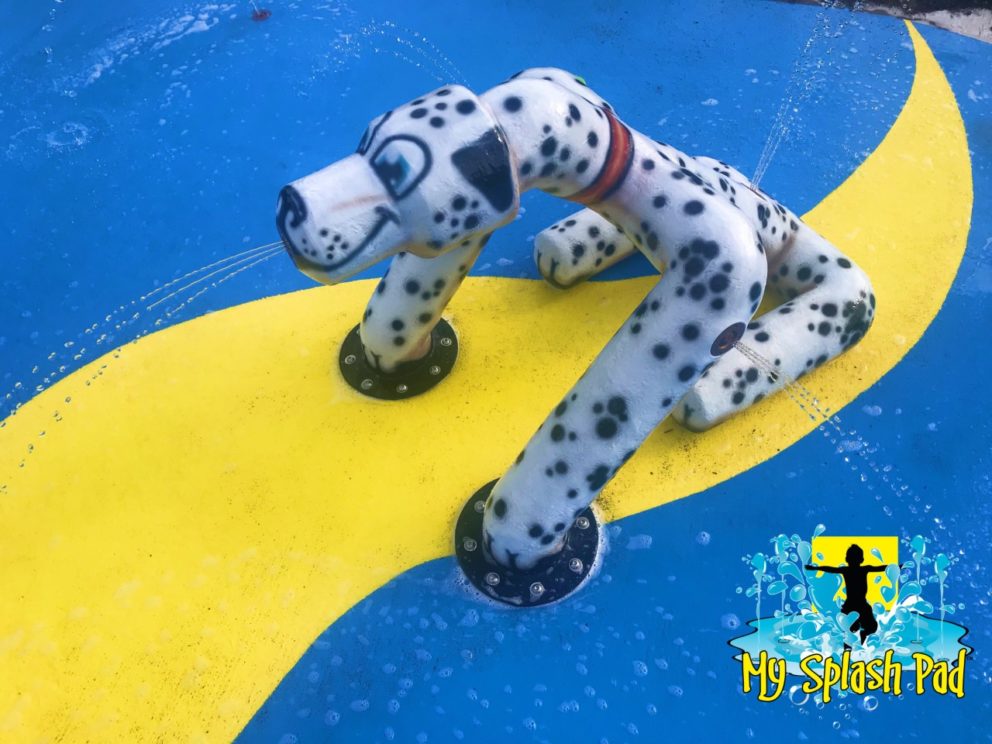 My Splash Pad Sitting Dog Park Water Fun Spray