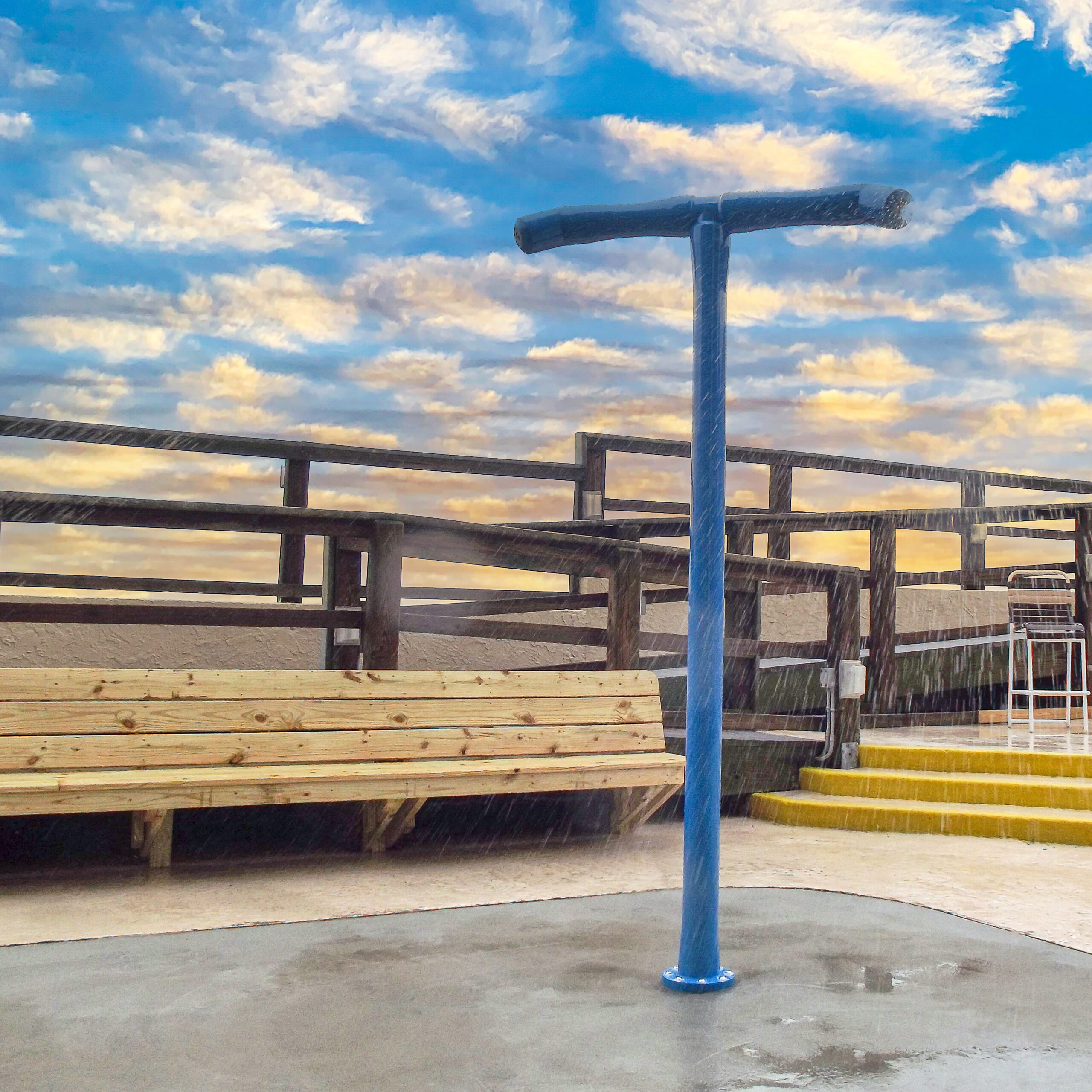 My Splash Pad Double Blaster Water Play Features