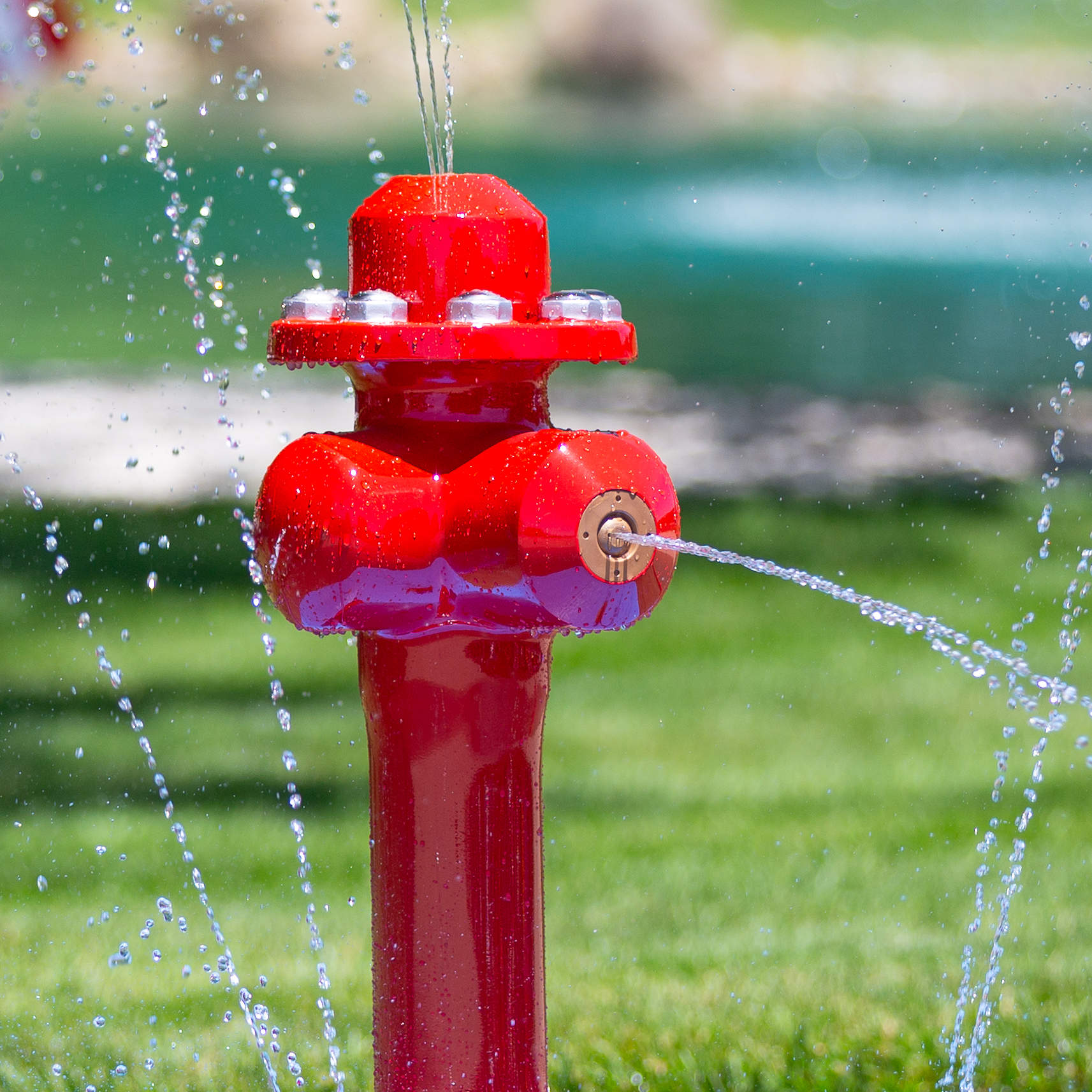 My Splash Pad Fire Hydrant Water Play Features