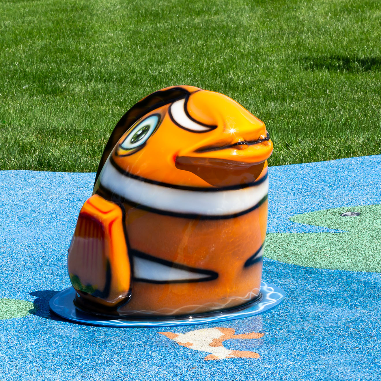 My Splash Pad Fish Water Play Features