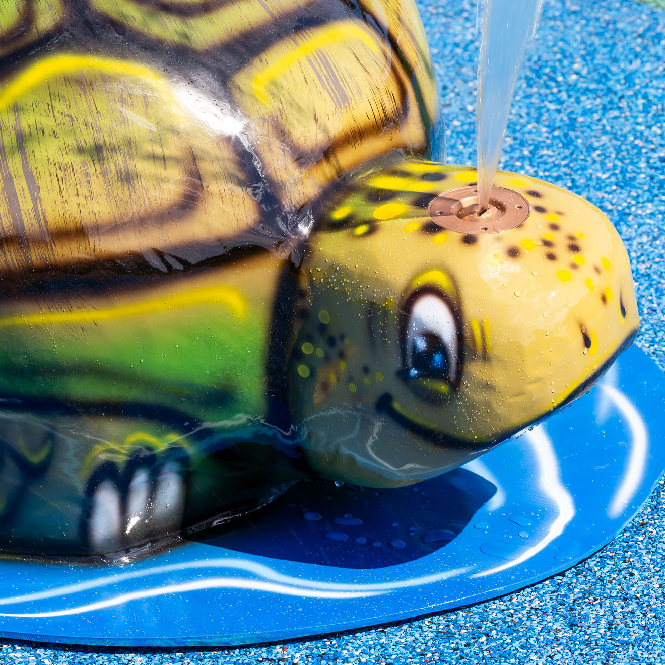 My Splash Pad Medium Turtle Water Play Features