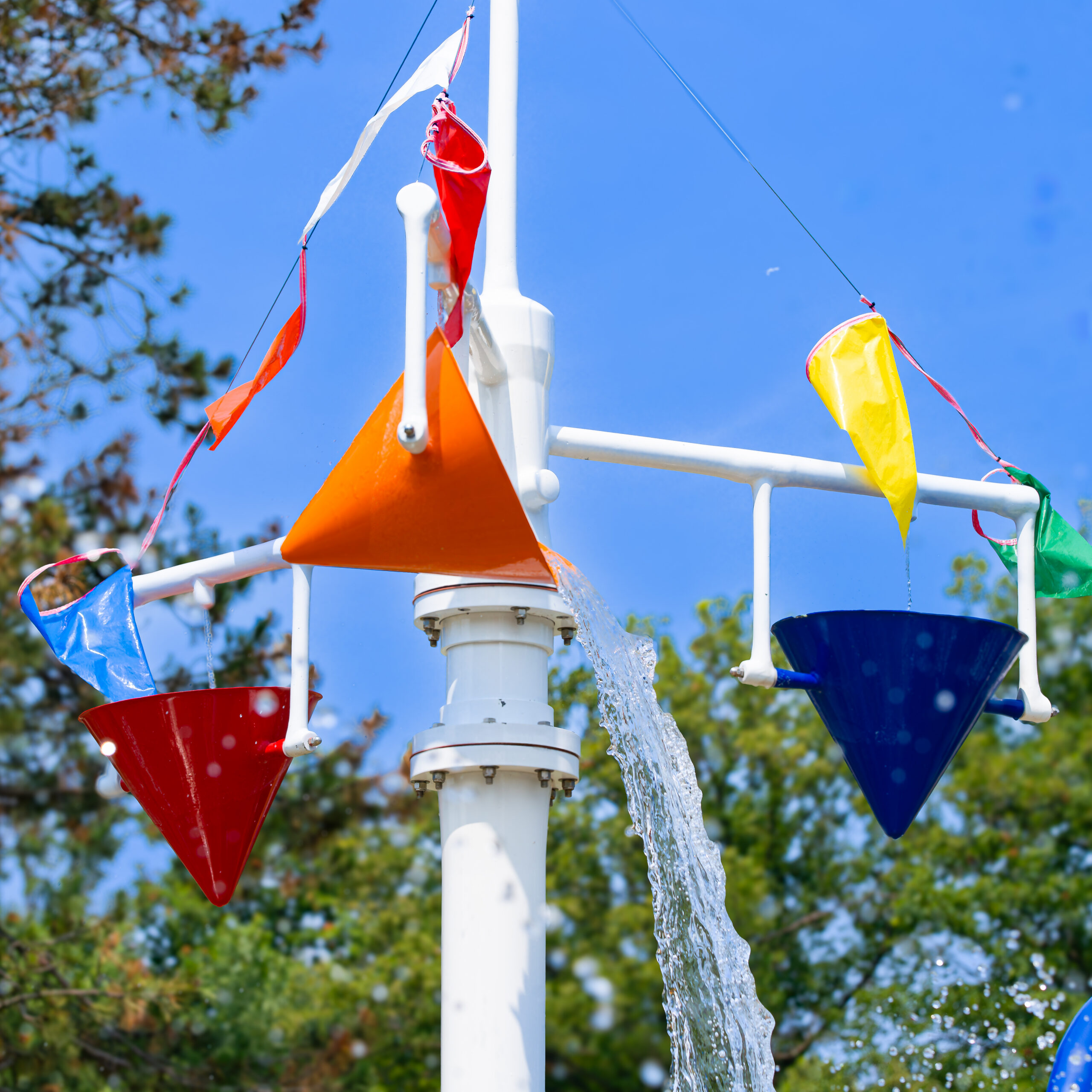 My Splash Pad Three Bucket Dump Water Play Features