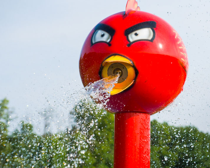 My Splash Pad Birdie Water Play Features