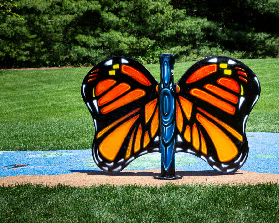 My Splash Pad Butterfly Water Play Features