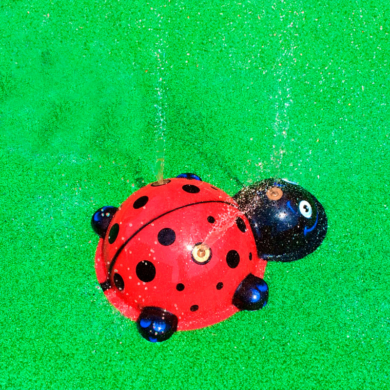 My Splash Pad Ladybug Water Play Features