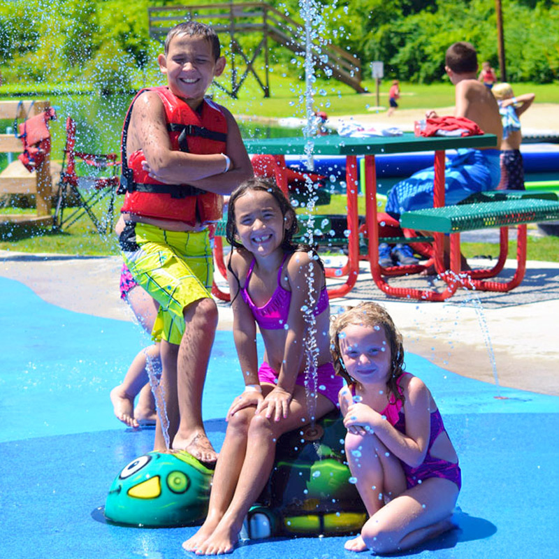 My Splash Pad Turtle Water Play Features