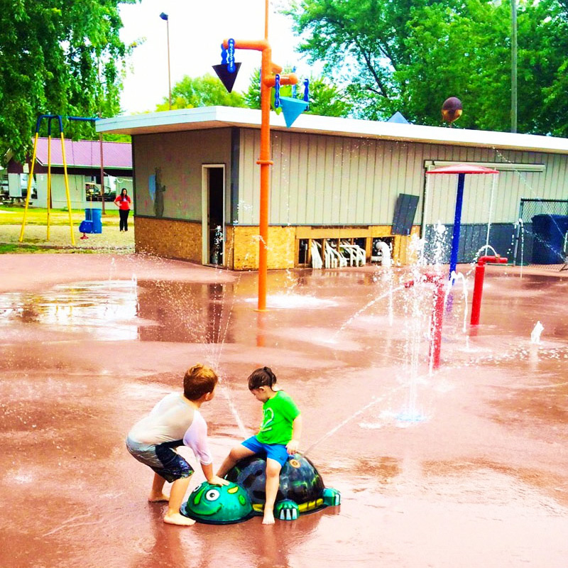 My Splash Pad Turtle Water Play Features