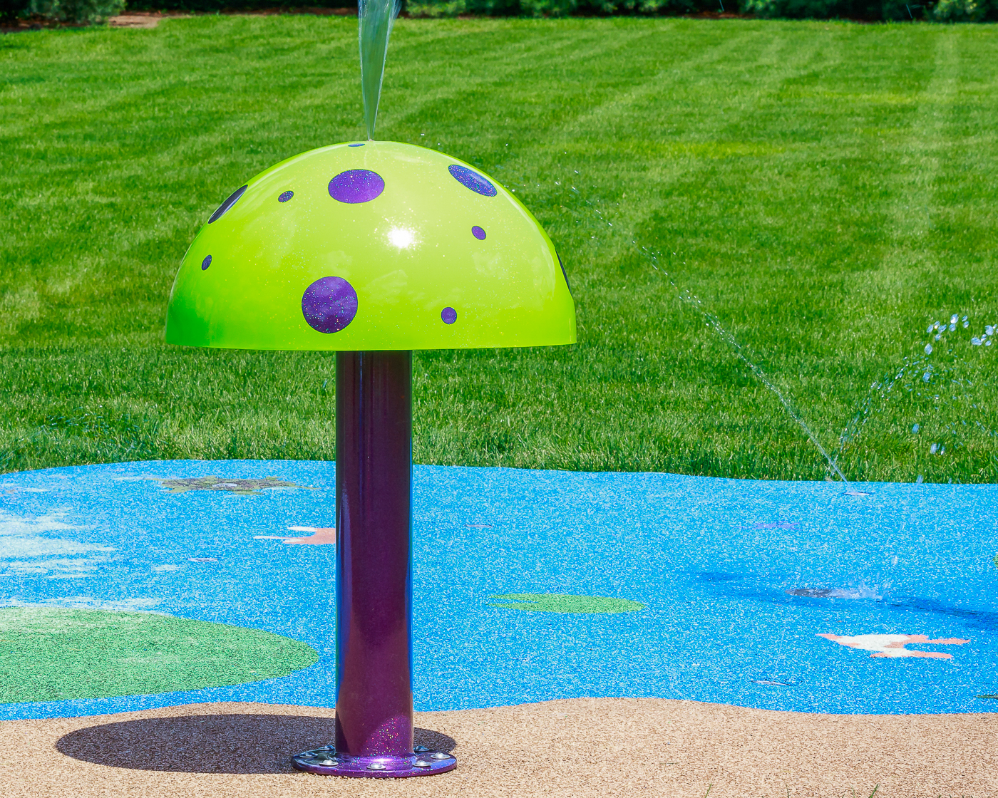 My Splash Pad 24 Mini Mushroom Water Play Features