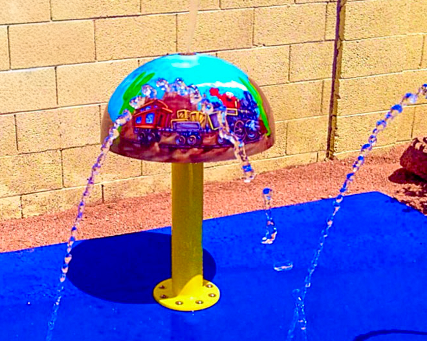 My Splash Pad 24 Mini Mushroom Water Play Features