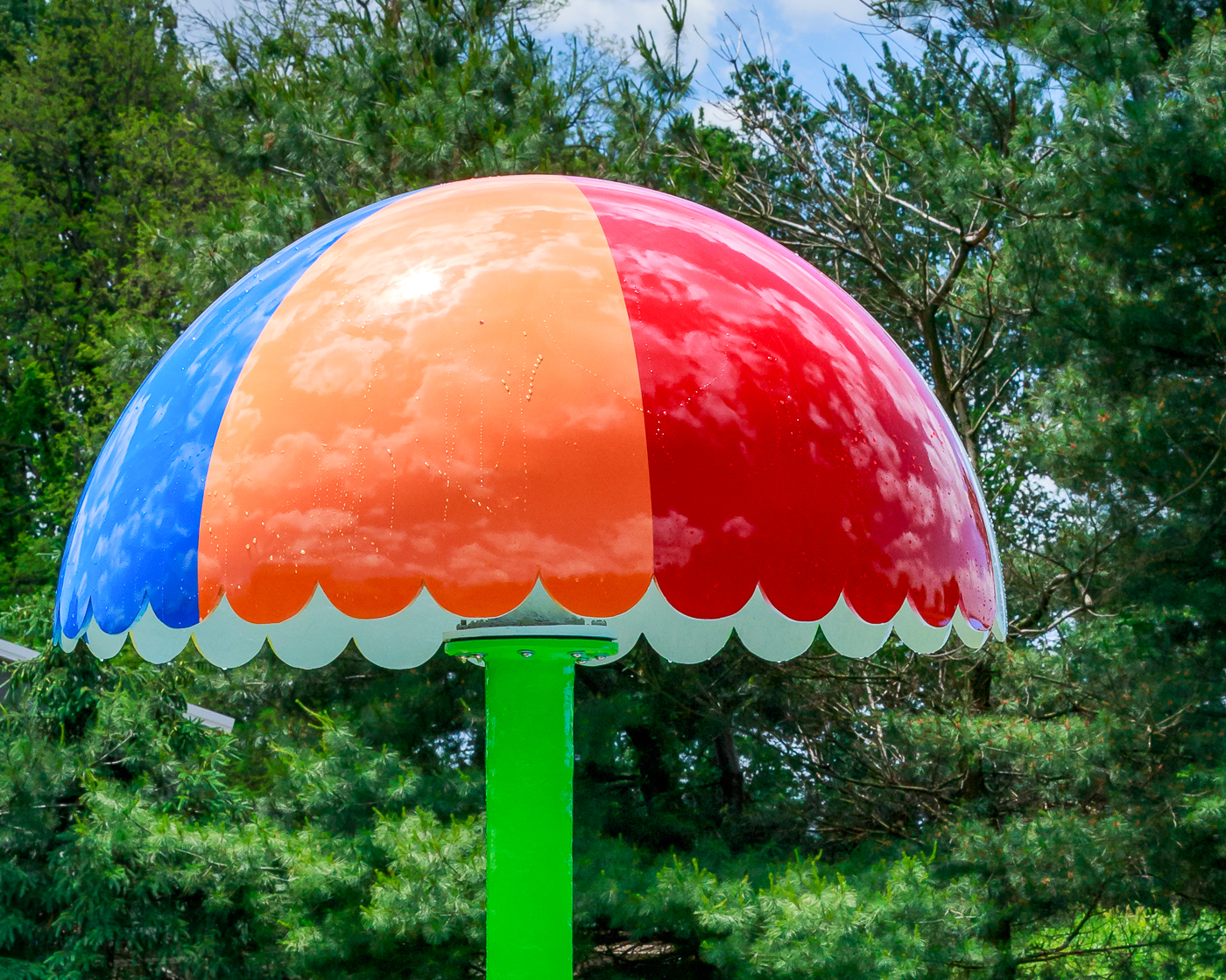My Splash Pad Beach Umbrella Water Play Features