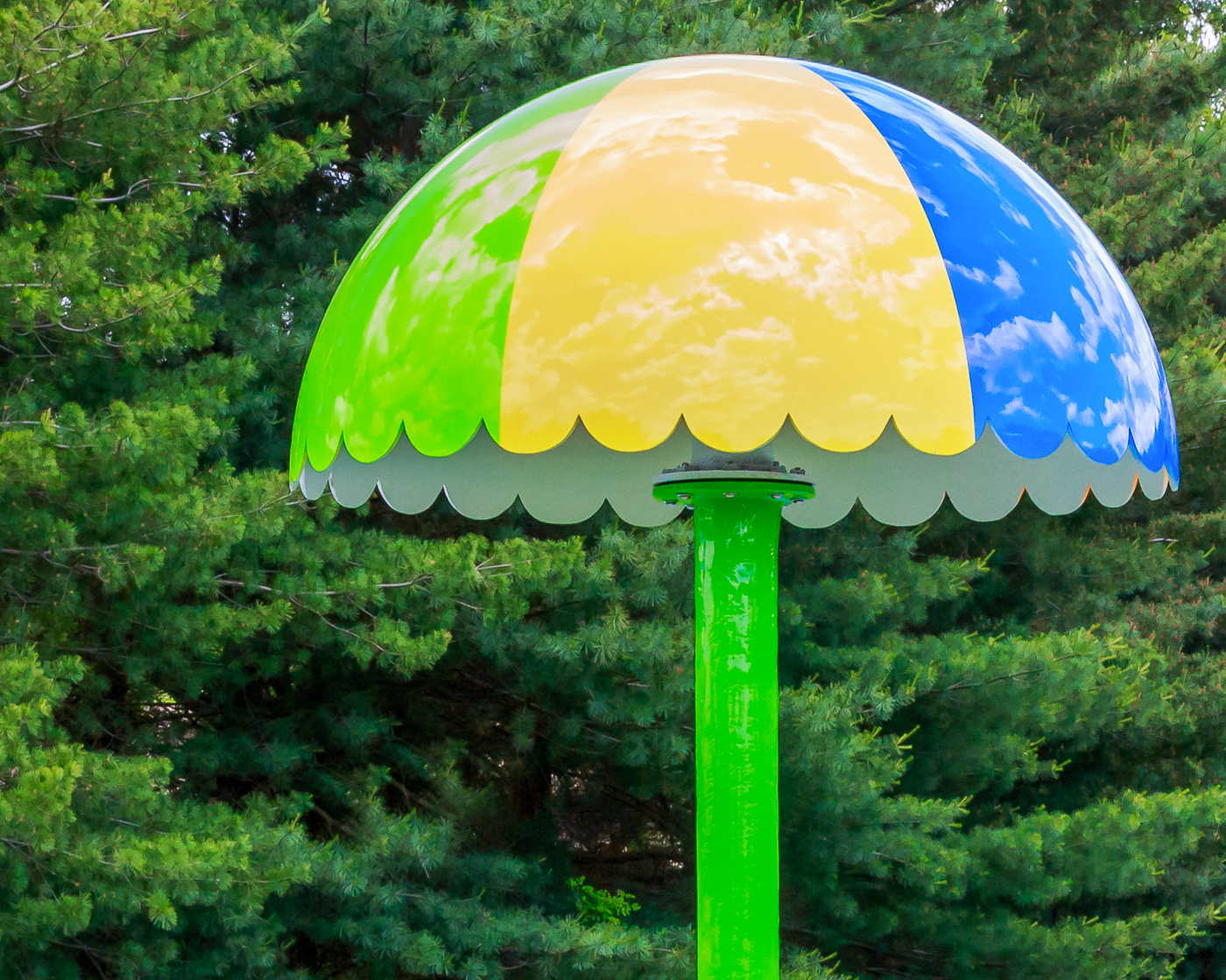 My Splash Pad Beach Umbrella Water Play Features