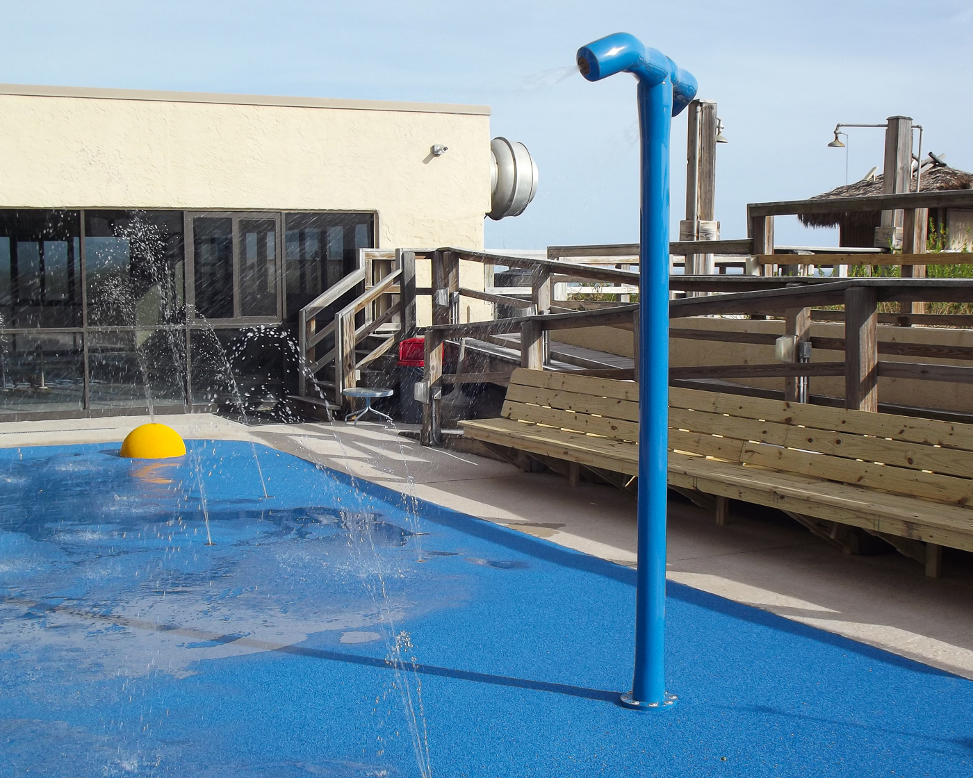My Splash Pad Double Blaster Water Play Features