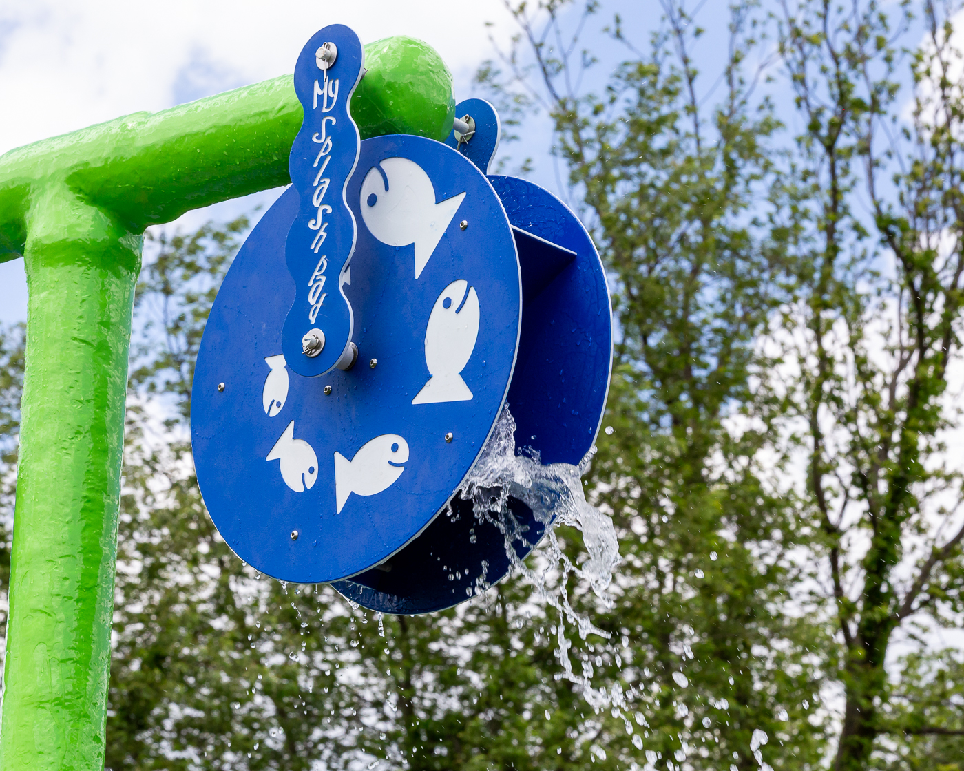 My Splash Pad Double Fun Water Play Features