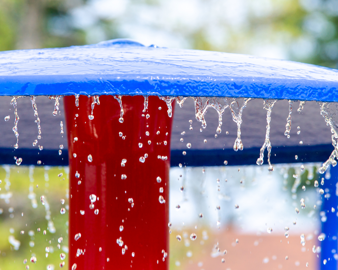 My Splash Pad Extra Large Umbrella Water Play Features