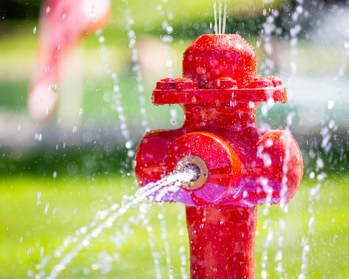 My Splash Pad Fire Hydrant Water Play Features