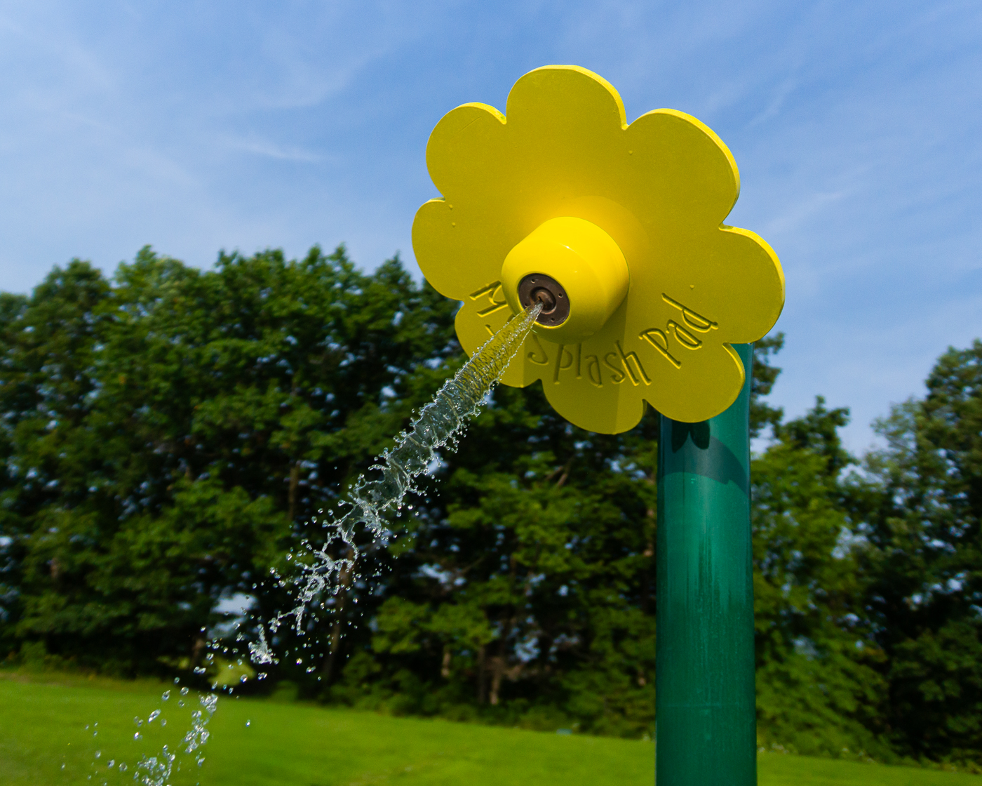 My Splash Pad Flower Shower Water Play Features